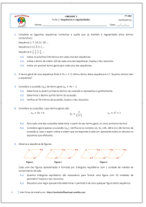 UNIDADE 3 Ficha 1  Sequências e regularidades - PDF Free Download