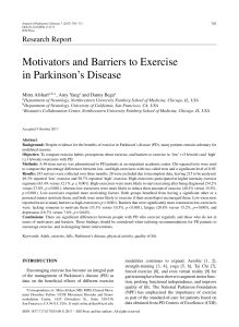 artigo 02 Motivators and Barriers to Exercise