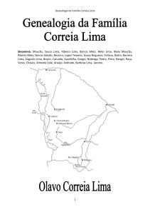 Genealogia da Família Correia Lima - Olavo Correia Lima