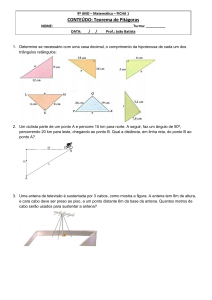 Teorema Pitagoras - ficha 1