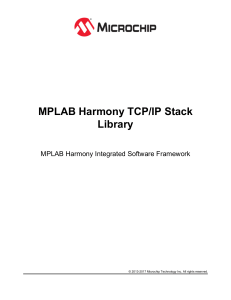 mplab harmony tcp ip stack library