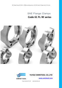 SAE FLANGE CLAMPS code 61 FL-W series