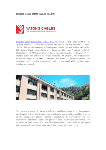 Company Profile RG6/U-Quad Cables