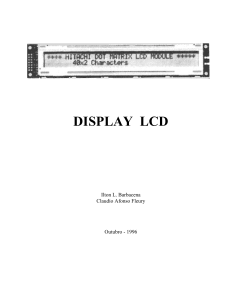 Tutorial - LCD (Unicamp)