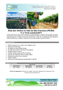 rota dos vinhos no vale do sao francisco pe pb 11 a 15 de outubro