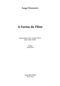 Eisenstein Sergei A forma do filme 2002