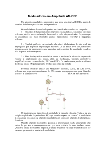 Moduladores em Amplitude