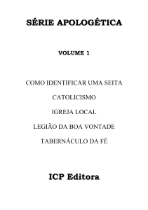 ICP - Série Apologética Volume 1