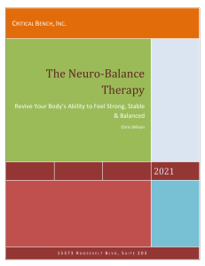 Chris Wilson, Neuro-Balance Therapy Handbook Free Download