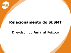 Relacionamento do SESMT