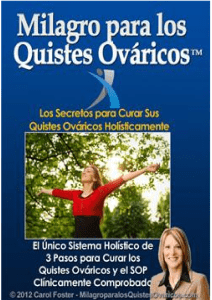 Milagro Para Los Quistes Ovaricos PDF Gratis