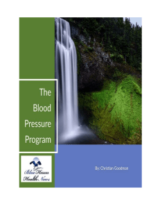 The Blood Pressure Program™ Free PDF eBook Download