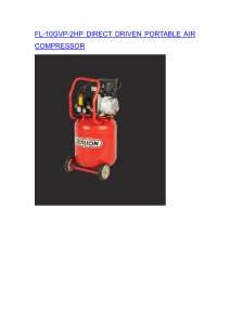 FL-10GVP-2HP DIRECT DRIVEN PORTABLE AIR COMPRESSOR