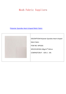 Mesh Fabric Suppliers