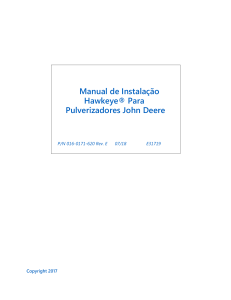 016-0171-620PT-E - Manual Instalação Hawkeye Pulverizadores John Deere