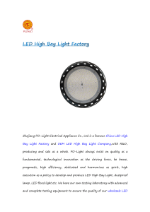 LED High Bay Light Factory