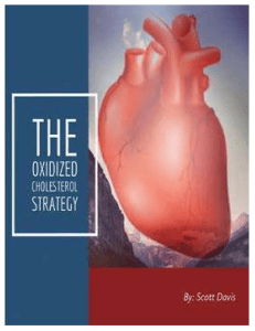 Scott Davis, The Oxidized Cholesterol Strategy PDF eBook