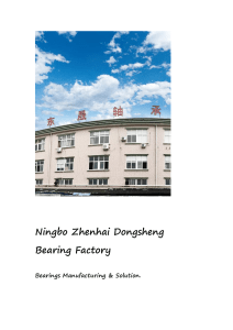 Ningbo Zhenhai Dongsheng Bearing Factory