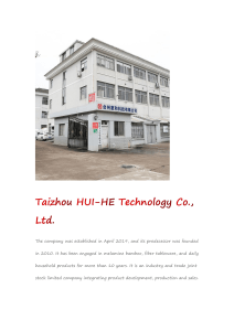 Taizhou HUI-HE Technology Co., Ltd.