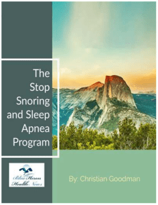 The Stop Snoring and Sleep Apnea Program Free PDF eBook Download