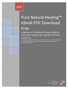 Pure Natural Healing™ eBook PDF Download Free
