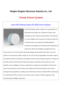 Home Alarm System & Water & Gas Alarm
