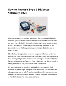 How to Reverse Type 2 Diabetes Naturally 2023