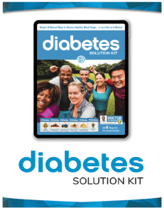 Joe Barton Program - Diabetes Solution Kit™ eBook PDF