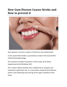 How Gum Disease Causes Stroke and How to Prevent it