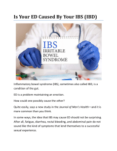 Is Your ED Caused By Your IBS