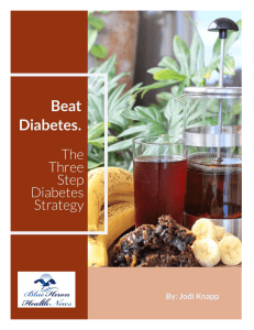 The 3 Step Type 2 Diabetes Strategy™ eBook PDF Download Free