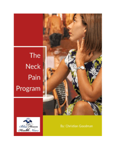 Christian Goodman Program - The Neck Pain Program™ eBook PDF