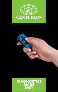 Motores Centurion - diagnosticos
