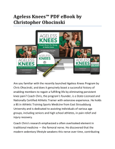 Ageless Knees™ eBook PDF Download Christopher Ohocinski