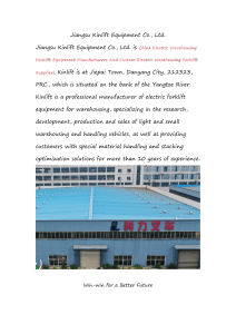 Jiangsu Kinlift Equipment Co., Ltd