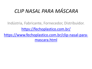 clip nasal para máscara