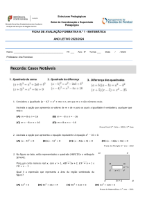 Ficha de avaliação formativa n1 - casos notaveis