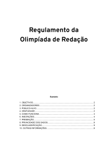 Olimpíada de Redação - Regulamento v1.1