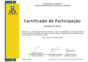 certificado