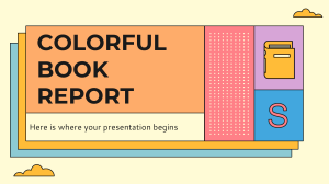 Colorful Book Report