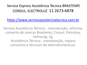 Assistência técnica BRASTEMP