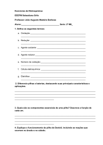 Exercício de química 2ª serie 24.10