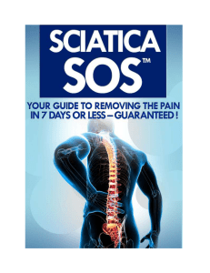 Sciatica SOS™ PDF eBook by Glen Johnson