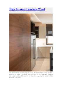 High Pressure Laminate Boards Factory