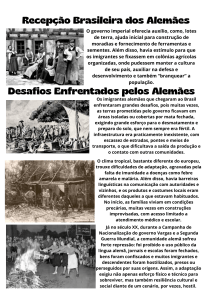 Como o Brasil recebeu