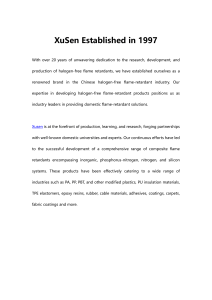 Zhejiang Xusen Flame Retardants Incorporated Company